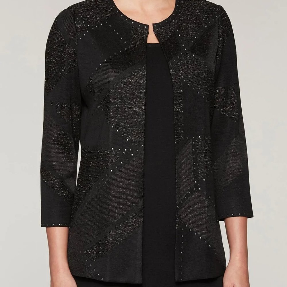 Ming Wang Stardust Panel Jacket